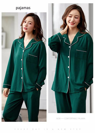 SILK NIGHT SUIT - GREEN